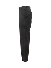 STONE ISLAND - Straight Leg Pants with Side Application - Blue - LIDIASHOPPING® - Official Website