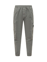 STONE ISLAND - Pantaloni Cargo con Tasche Applicate - Grigio - LIDIASHOPPING® - Official Website