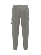 STONE ISLAND - Pantaloni Cargo con Tasche Applicate - Grigio - LIDIASHOPPING® - Official Website