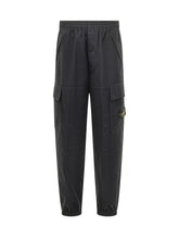 STONE ISLAND - Cargo Pants with Patch Pockets - Black - LIDIASHOPPING® - Official Website