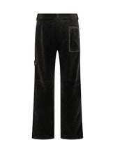 STONE ISLAND - Pantaloni in Velluto a Coste - Nero - LIDIASHOPPING® - Official Website