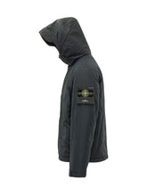 STONE ISLAND - Parka Corto con Cappuccio - Blu - LIDIASHOPPING® - Official Website