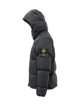 STONE ISLAND - Giacca Imbottita con Cappuccio - Blu - LIDIASHOPPING® - Official Website