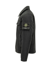 STONE ISLAND - Jacket with Collar - Black - LIDIASHOPPING® - Official Website