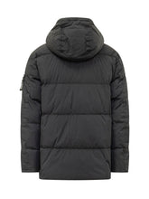 STONE ISLAND - Giacca Imbottita con Cappuccio - Blu - LIDIASHOPPING® - Official Website