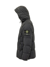 STONE ISLAND - Giacca Imbottita con Cappuccio - Blu - LIDIASHOPPING® - Official Website