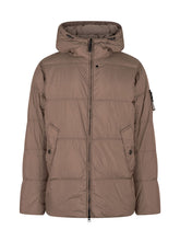 STONE ISLAND - Giacca con Cappuccio e Tasche Laterali - Marrone - LIDIASHOPPING® - Official Website