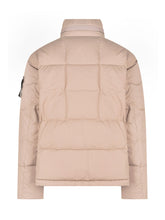 STONE ISLAND - Padded Jacket with Chest Pocket - Beige - LIDIASHOPPING® - Official Website