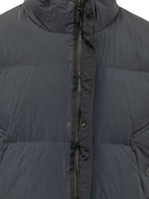 STONE ISLAND - Bomber Imbottito con Collo Alto - Blu - LIDIASHOPPING® - Official Website