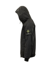STONE ISLAND - Bomber con Cappuccio - Nero - LIDIASHOPPING® - Official Website