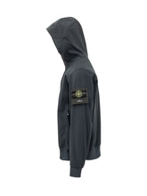 STONE ISLAND - Short Parka con Cappuccio - Blu - LIDIASHOPPING® - Official Website