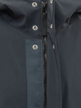 STONE ISLAND - Short Parka con Cappuccio - Blu - LIDIASHOPPING® - Official Website