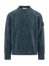STONE ISLAND - Maglia Girocollo - Blu - LIDIASHOPPING® - Official Website