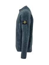 STONE ISLAND - Maglia Girocollo - Blu - LIDIASHOPPING® - Official Website
