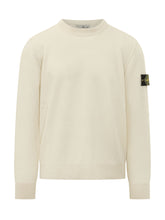 STONE ISLAND - Maglia Girocollo - Bianco - LIDIASHOPPING® - Official Website