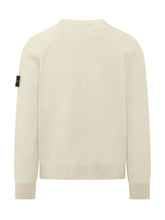 STONE ISLAND - Maglia Girocollo - Bianco - LIDIASHOPPING® - Official Website