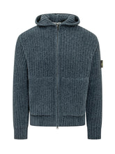 STONE ISLAND - Hoodie with Front Pocket - Blue - LIDIASHOPPING® - Official Website