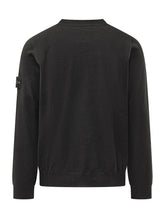 STONE ISLAND - Maglia Girocollo con Patch - Nero - LIDIASHOPPING® - Official Website