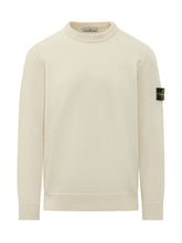 STONE ISLAND - Maglia Girocollo - Bianco - LIDIASHOPPING® - Official Website