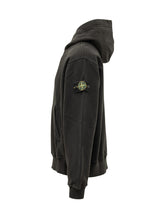 STONE ISLAND - Felpa con Cappuccio e Tasca Frontale - Nero - LIDIASHOPPING® - Official Website