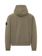 STONE ISLAND - Felpa con Cappuccio e Tasca Frontale - Verde - LIDIASHOPPING® - Official Website