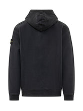 STONE ISLAND - Felpa con Cappuccio e Zip - Blu - LIDIASHOPPING® - Official Website
