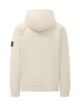 STONE ISLAND - Hoodie with Side Pockets - White - LIDIASHOPPING® - Official Website
