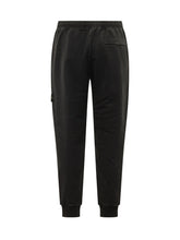 STONE ISLAND - Pantaloni Jogger con Applicazione - Nero - LIDIASHOPPING® - Official Website