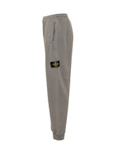 STONE ISLAND - Jogger Trousers with Side Patch - Grey - LIDIASHOPPING® - Official Website
