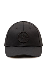 STONE ISLAND - Cappello Baseball con Ricamo - Nero - LIDIASHOPPING® - Official Website