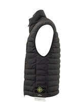 STONE ISLAND - Gilet Imbottito con Collo Alto - Blu - LIDIASHOPPING® - Official Website