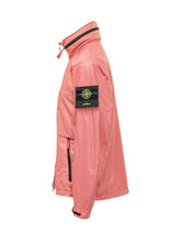 STONE ISLAND - Giacca con Cappuccio - Rosso - LIDIASHOPPING® - Official Website