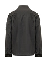 STONE ISLAND - Giacca con Tasca Applicata - Nero - LIDIASHOPPING® - Official Website