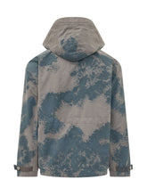 STONE ISLAND - Short Parka with Hood - Blue - LIDIASHOPPING® - Official Website