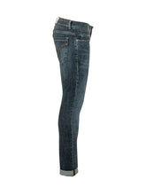 DONDUP - Jeans George Slim con Risvolto - Blu - LIDIASHOPPING® - Official Website
