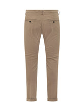 DONDUP - Pantaloni Gaubert Slim con Risvolto - Beige - LIDIASHOPPING® - Official Website