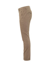 DONDUP - Pantaloni Gaubert Slim con Risvolto - Beige - LIDIASHOPPING® - Official Website