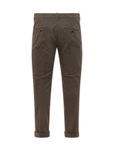 DONDUP - Pantaloni Gaubert Slim a Gamba Affusolata - Marrone - LIDIASHOPPING® - Official Website