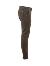 DONDUP - Pantaloni Gaubert Slim a Gamba Affusolata - Marrone - LIDIASHOPPING® - Official Website