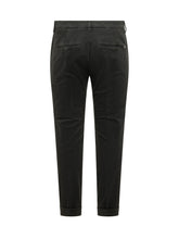 DONDUP - Pantaloni Gaubert Slim a Gamba Affusolata - Nero - LIDIASHOPPING® - Official Website