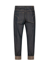 DONDUP - Jeans Paco Loose Fit con Risvolto - Blu - LIDIASHOPPING® - Official Website