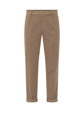 DONDUP - Pantaloni Gaubert Relaxed con Risvolto - Marrone - LIDIASHOPPING® - Official Website