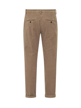 DONDUP - Pantaloni Gaubert Relaxed con Risvolto - Marrone - LIDIASHOPPING® - Official Website