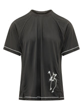 Y-3 - T-shirt con Ricamo Grafico - Nero - LIDIASHOPPING® - Official Website