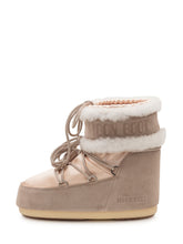 MOON BOOT - Icon Low Boots with Fur Trims - Pink - LIDIASHOPPING® - Official Website