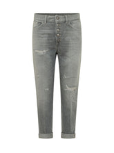 DONDUP - Jeans Koons Loose Fit Effetto Usato - Grigio - LIDIASHOPPING® - Official Website