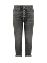 DONDUP - Jeans Koons Loose Fit a Cinque Tasche - Nero - LIDIASHOPPING® - Official Website