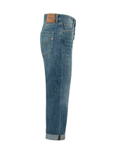 DONDUP - Koons Loose Fit Five Pocket Jeans - Blue - LIDIASHOPPING® - Official Website