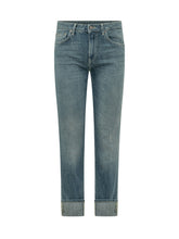 DONDUP - Jeans Coco Slim Fit con Risvolto - Blu - LIDIASHOPPING® - Official Website