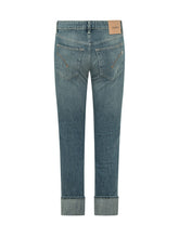 DONDUP - Jeans Coco Slim Fit con Risvolto - Blu - LIDIASHOPPING® - Official Website